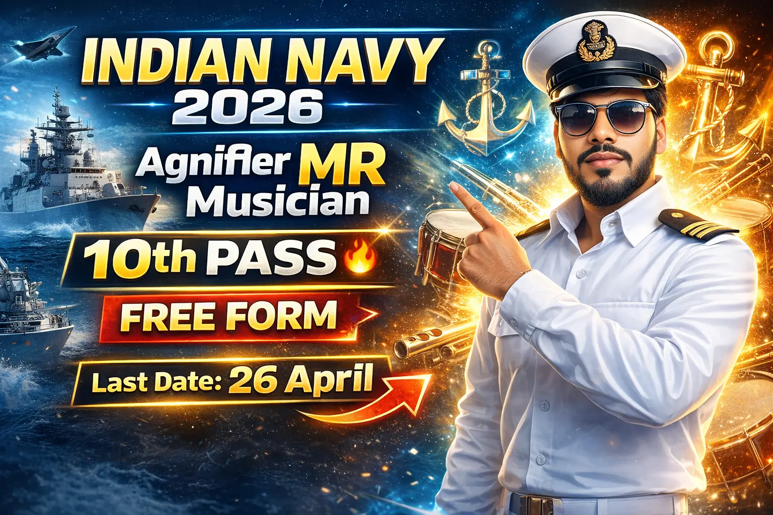 Indian Navy Agniveer MR Musician Recruitment 02/2026